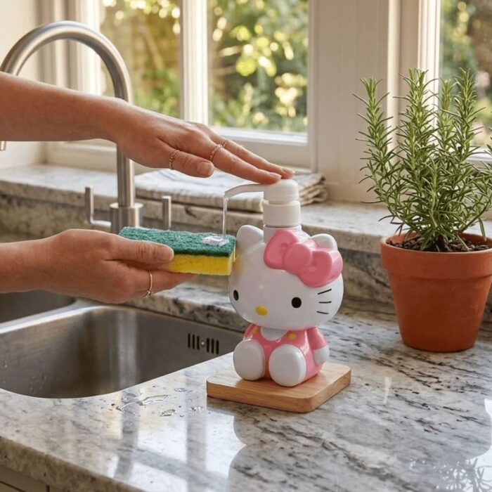 Dispensador de Jabon Liquido color Rosa - Imagen 2
