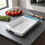 Tabla multiuso plegable celeste