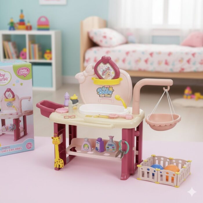 Set de Baño para Bebes de juguete Baby Nurse - Imagen 3