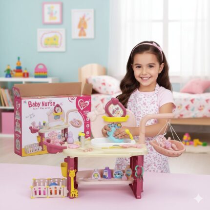 Set de Baño para Bebes de juguete Baby Nurse
