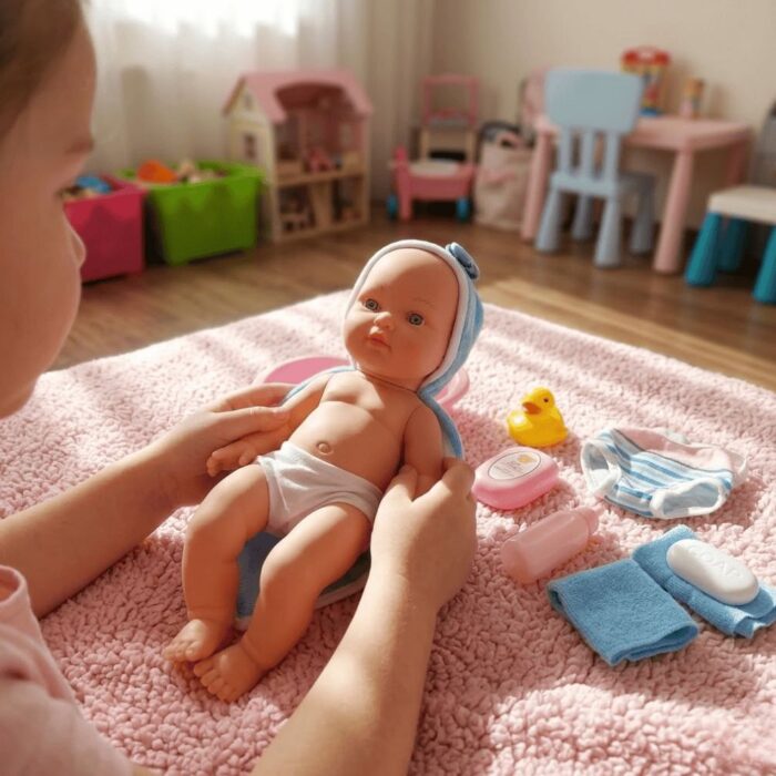 Baby Doll Baño + Set de baño Bebé - Imagen 3