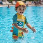Ropa de Baño para Niño UV Dinosaurio Verde Sonriente - Imagen 2