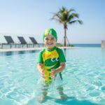 Ropa de Baño para Niño UV Dinosaurio Verde Oscuro - Imagen 3