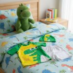 Ropa de Baño para Niño UV Dinosaurio Verde Oscuro