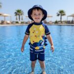 Ropa de Baño para Niño UV Azul en Moto - Imagen 3