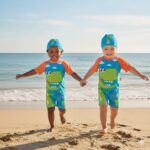 Ropa de Baño para Niño UV Dinosaurio Sonrisa y Nubes - Imagen 2