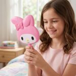 Espejo Grande De Mano Gatita Rosa - Imagen 3