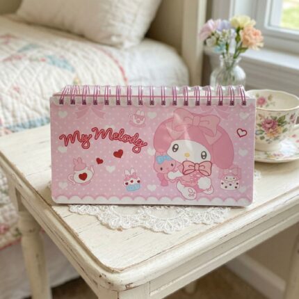 Libreta de Conejito kawaii - Morado y Negro