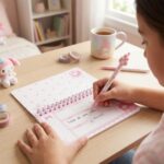 Libreta de Conejito kawaii - Rosado y Blanco - Imagen 4
