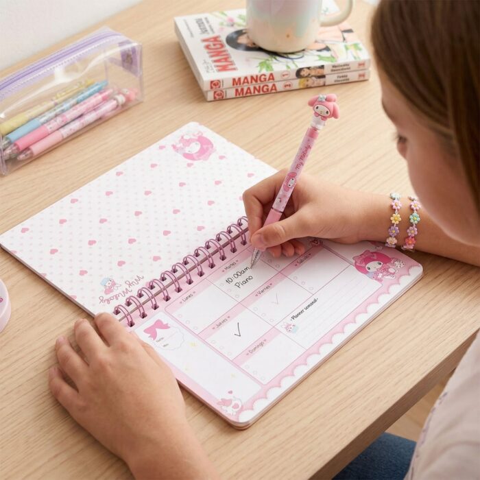 Libreta de Conejito kawaii - Rosado y Blanco - Imagen 2
