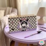 Libreta de Conejito kawaii - Morado y Blanco - Imagen 3