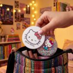 Pack de 2 Espejos de Mano Gatita Rosa y Lavanda