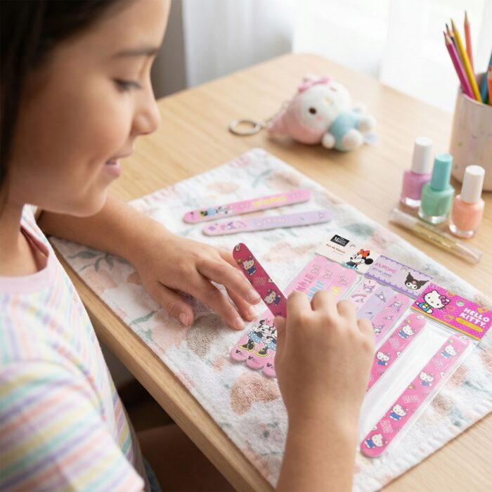 Pack de 3 Limas para uñas Gatitas y Ratona Rosado - Imagen 3