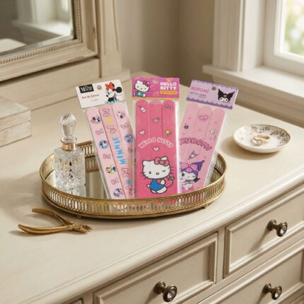 Pack de 3 Limas para uñas Gatitas y Ratona Morado