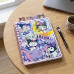 Cuaderno 3D Animado de Gatita y Amigos Morado