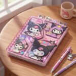 Cuaderno 3D Animado de Gatita y Amigos Rosado - Imagen 4