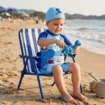 Ropa de Baño para Niño UV Dinosaurio Azul con Pista de Autos - Imagen 3