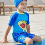 Ropa de Baño para Niño UV Tiburon Gordito Amarillo - Imagen 2