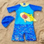 Ropa de Baño para Niño UV Tiburon Gordito Amarillo