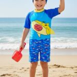 Ropa de Baño para Niño UV Tiburon Gordito Amarillo - Imagen 4