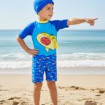 Ropa de Baño para Niño UV Tiburon Gordito Amarillo - Imagen 3