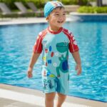 Ropa de Baño para Niño UV Dinosaurio Verde Parado - Imagen 4