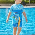 Ropa de Baño para Niño UV Cocodrilo Azul - Imagen 3