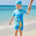 Ropa de Baño para Niño UV Cocodrilo Azul - Imagen 2