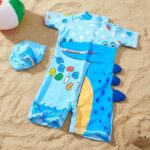 Ropa de Baño para Niño UV Cocodrilo Azul