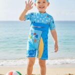 Ropa de Baño para Niño UV Cocodrilo Azul - Imagen 4