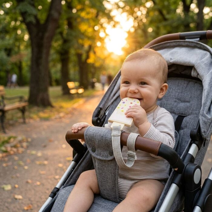 Mordedores Bebe Paleta Helado Crema - Imagen 3