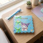 Pack Libreta + Lapicero de Gatito kawaii Celeste