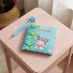 Pack Libreta + Lapicero de Gatito kawaii Celeste - Imagen 3