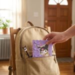 Pack Libreta + Lapicero de Gatito kawaii Morado - Imagen 4