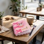 Pack Libreta + Lapicero de Gatito kawaii Rosado  Negro - Imagen 3