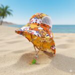 Sombrero con Silbato con Diseño de Tigres Naranja