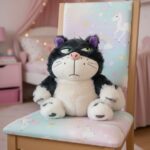 Peluche Gato Lucifer Importado de 28 cm
