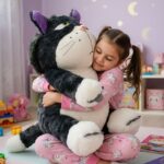 Peluche Gato Lucifer Importado de 62 cm - Imagen 3
