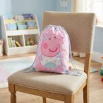 Bolsa de Aseo Escolar Impermeable Kawaii Peppa Pig