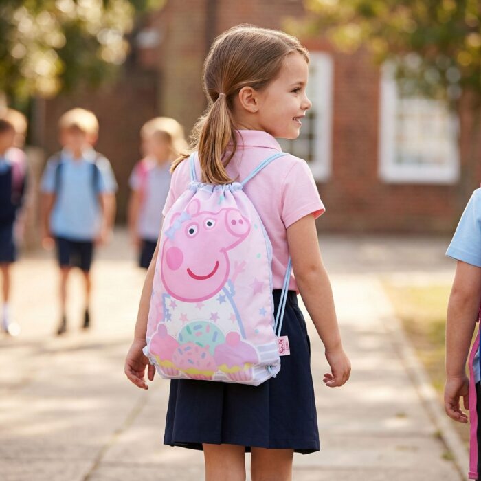Bolsa de Aseo Escolar Impermeable Kawaii Peppa Pig - Imagen 3