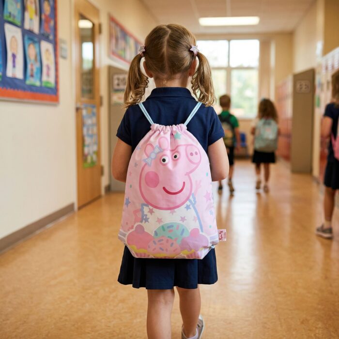 Bolsa de Aseo Escolar Impermeable Kawaii Peppa Pig - Imagen 2