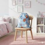 Bolsa de Aseo Escolar Impermeable Celeste