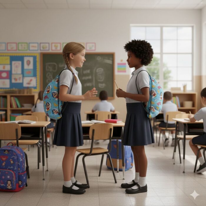 Bolsa de Aseo Escolar Impermeable SuperGirl - Imagen 4