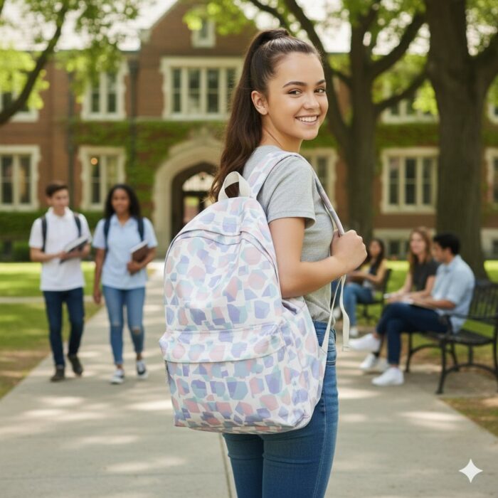 Mochila Kawaii Blanco - Imagen 3