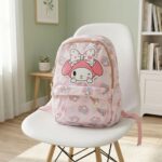 Mochila Kawaii Gatita Rosado - Blanco