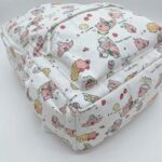 Mochila Kawaii Capibara Blanca - Imagen 3