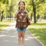 Mochila Kawaii Capibara Marrón - Imagen 4
