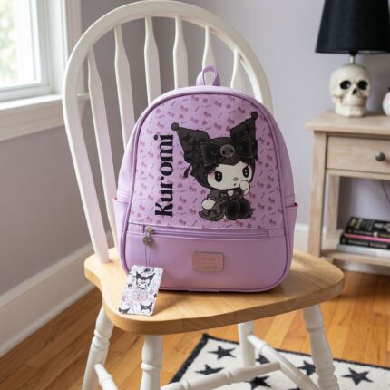 Mochila Kawaii Gatita tierna Lila Chica