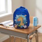 Mochila Kawaii Jirafa Azul