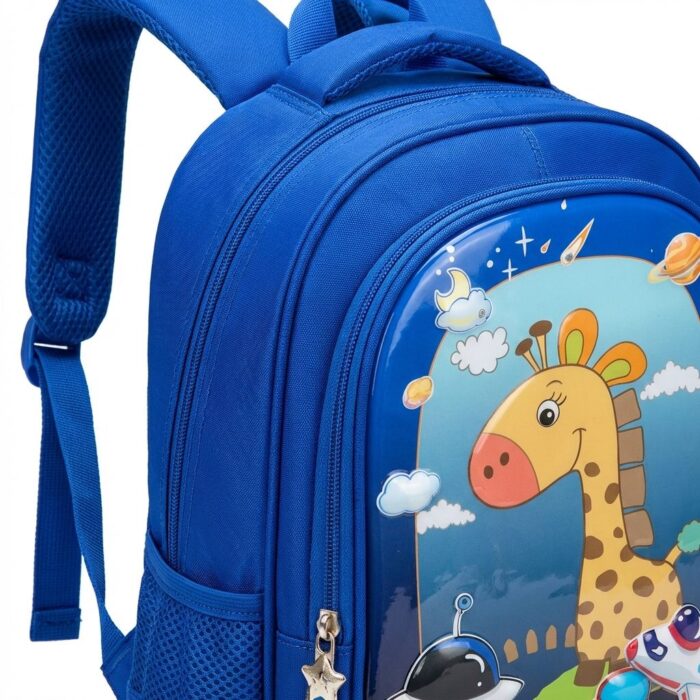 Mochila Kawaii Jirafa Azul - Imagen 3